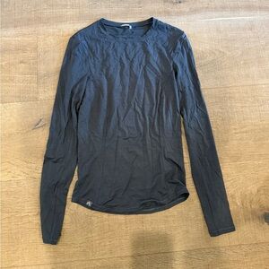 Oner Actuve Women's Long-Sleeve Crew Neck Top - coal